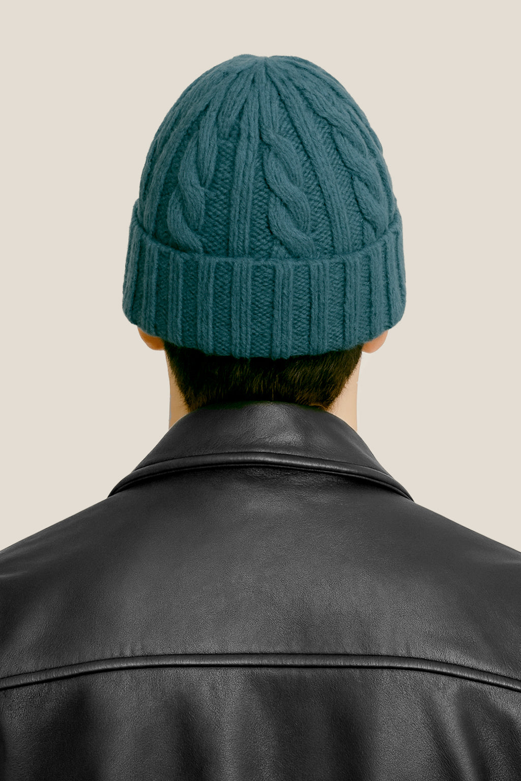 Cappello in Lana con Fantasia di Cucitura a Treccia - Unisex - Made in Italy