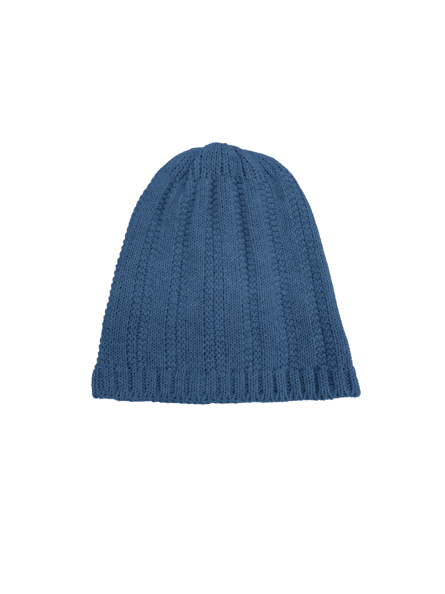 Berretto a coste Larghe Senza Risvolto - Unisex - Made in Italy