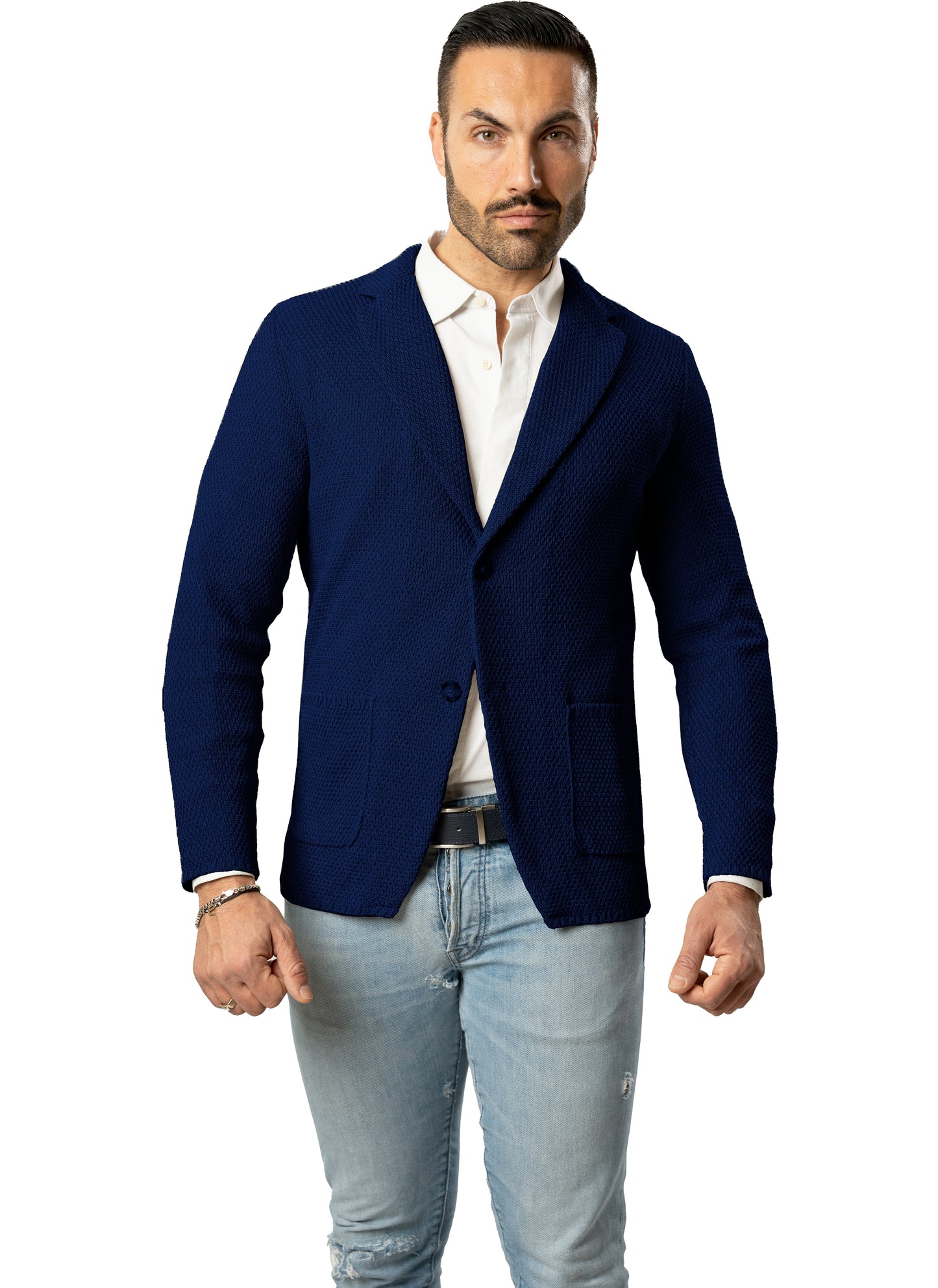 Blazer in Cotone modello Chicco di Riso - Made in Italy
