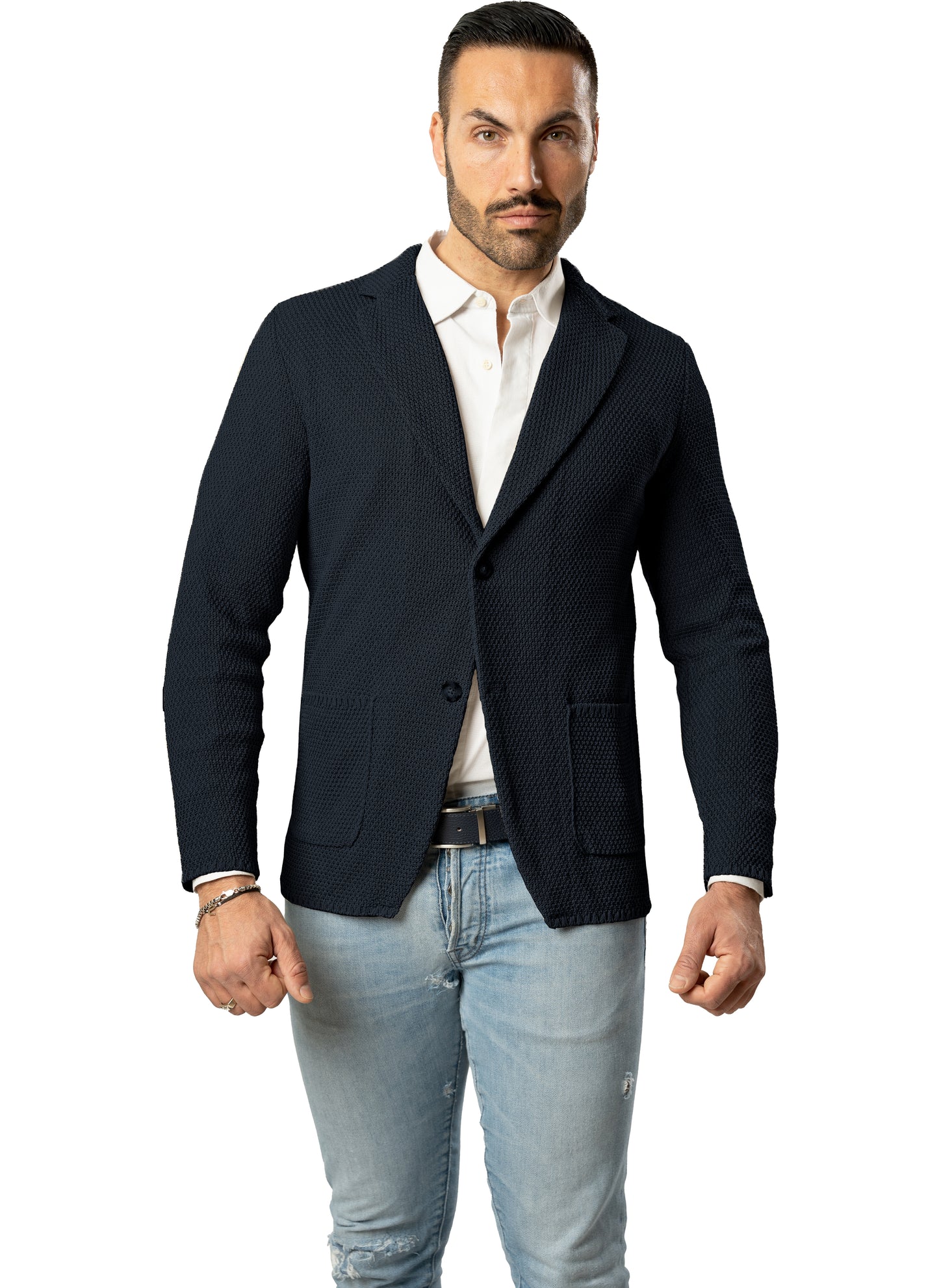 Blazer in Cotone modello Chicco di Riso - Made in Italy