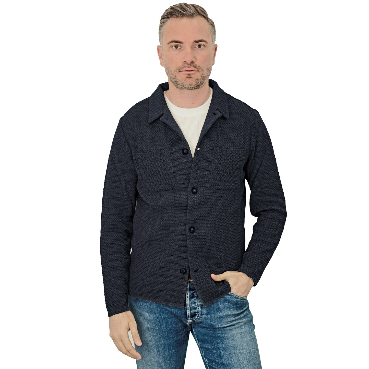 Giacca camicia in cotone - Artigianale, Made in Italy