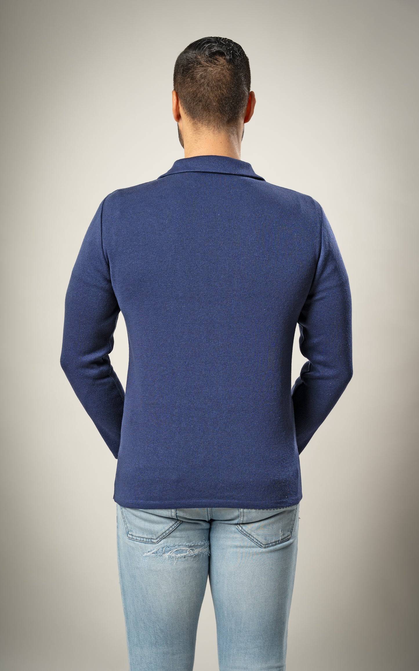 Blazer in Cotone punto Milano - Made in Italy