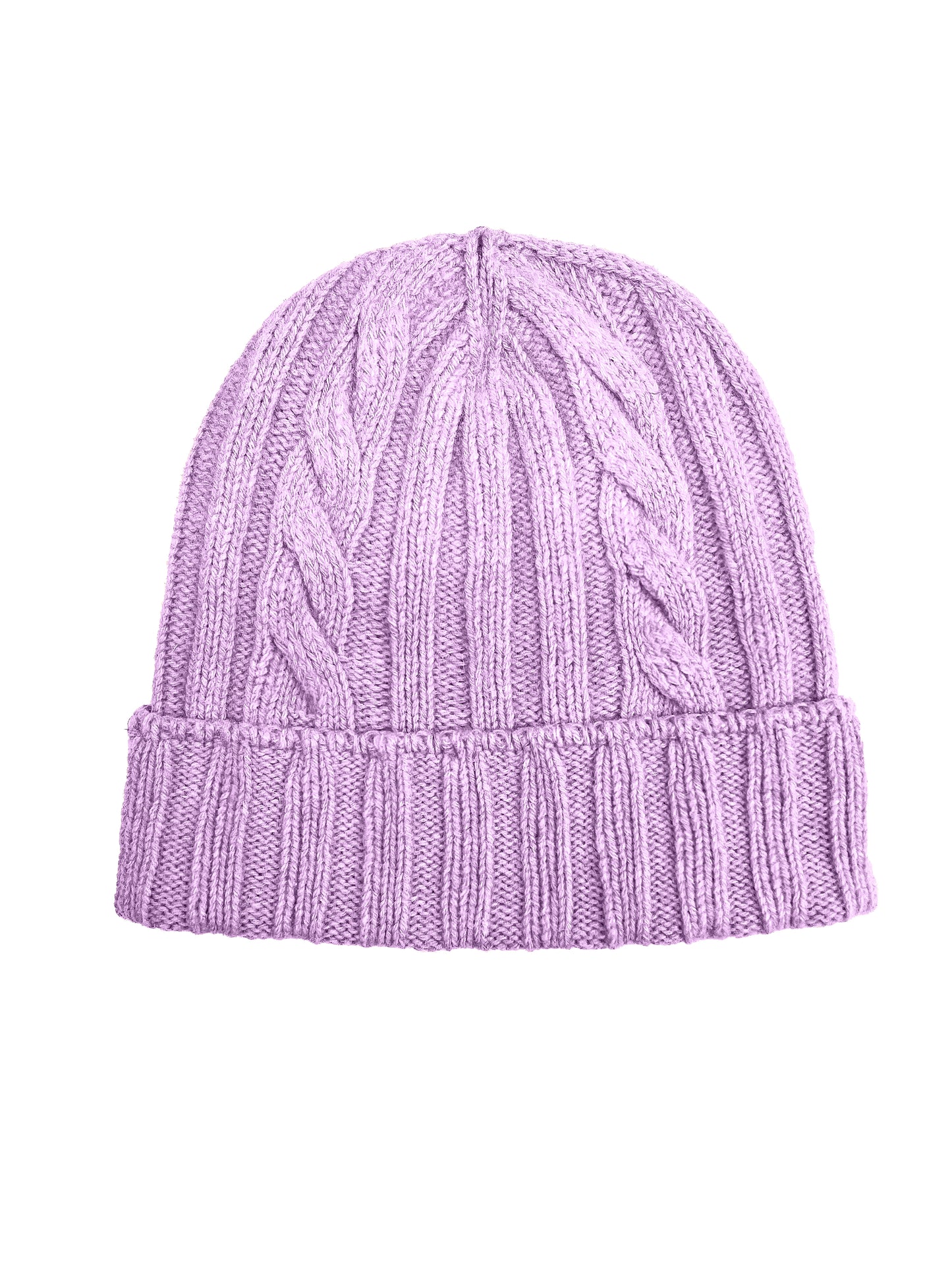 Cappello in Lana con Fantasia di Cucitura a Treccia - Unisex - Made in Italy