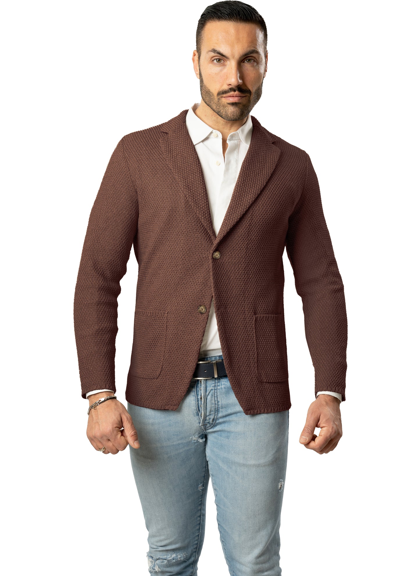 Blazer in Cotone modello Chicco di Riso - Made in Italy