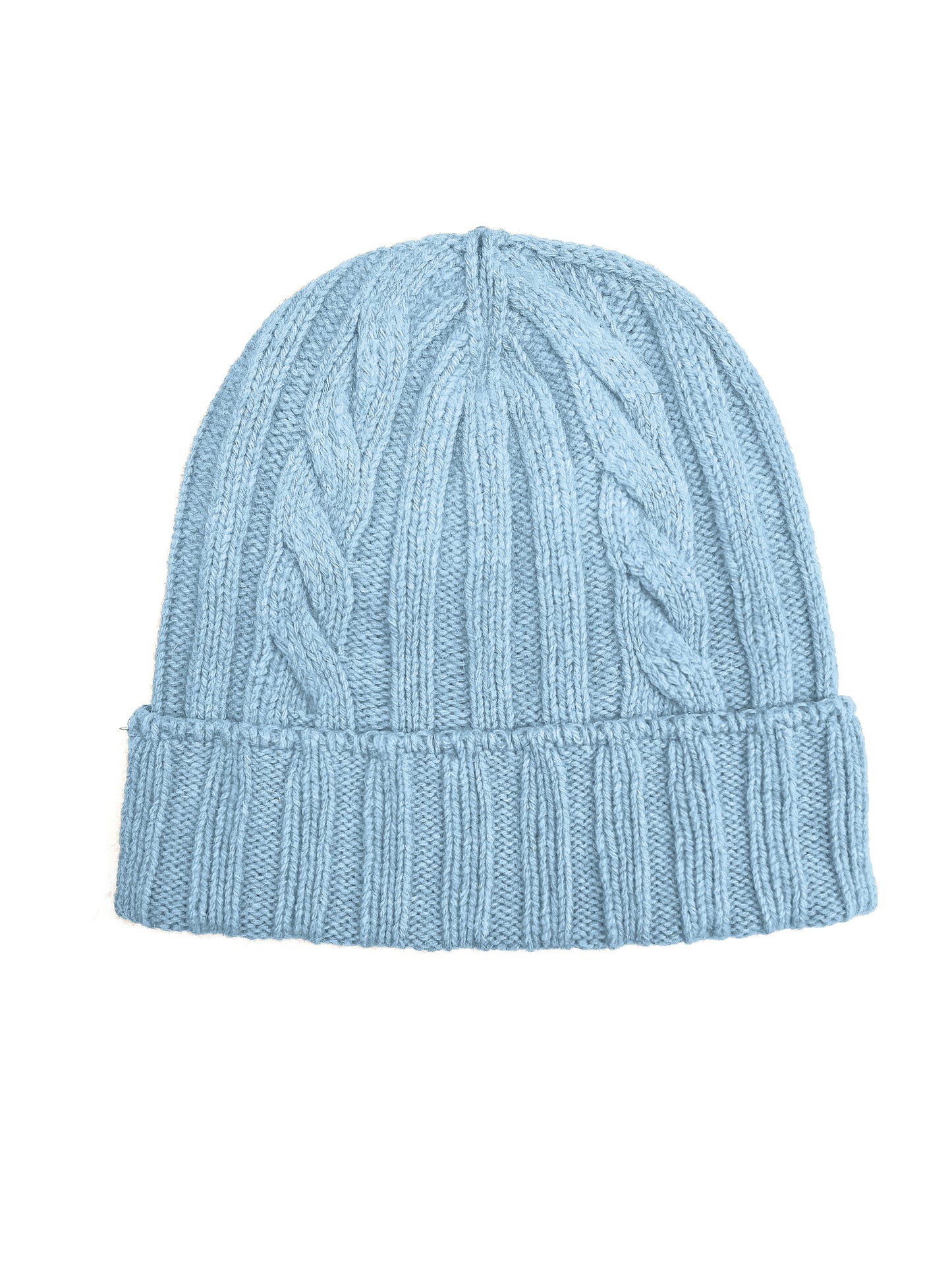 Cappello in Lana con Fantasia di Cucitura a Treccia - Unisex - Made in Italy