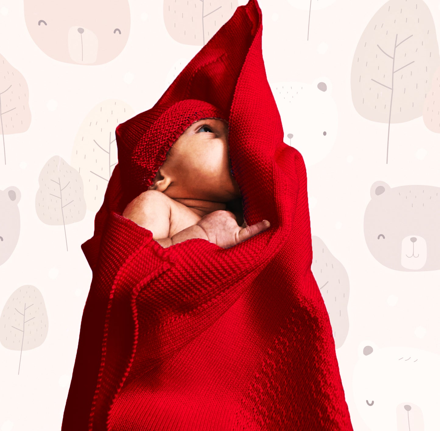 Copertina in Lana Merino per Neonati con Babbucce e Cappello, Prodotto Artigianale, Made in Italy