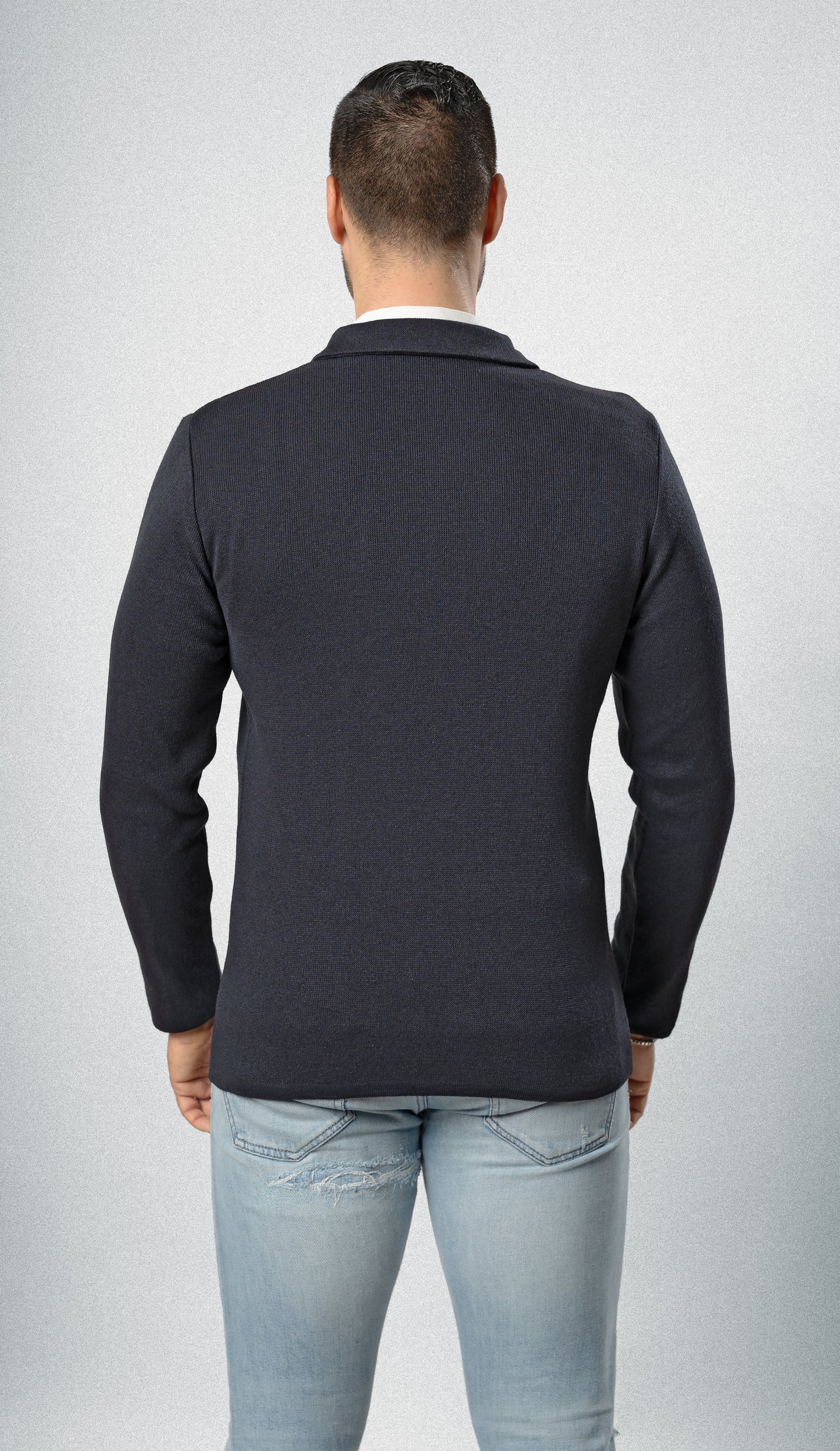 Giacca Doppio Petto da Uomo in cotone punto Milano -Made in Italy