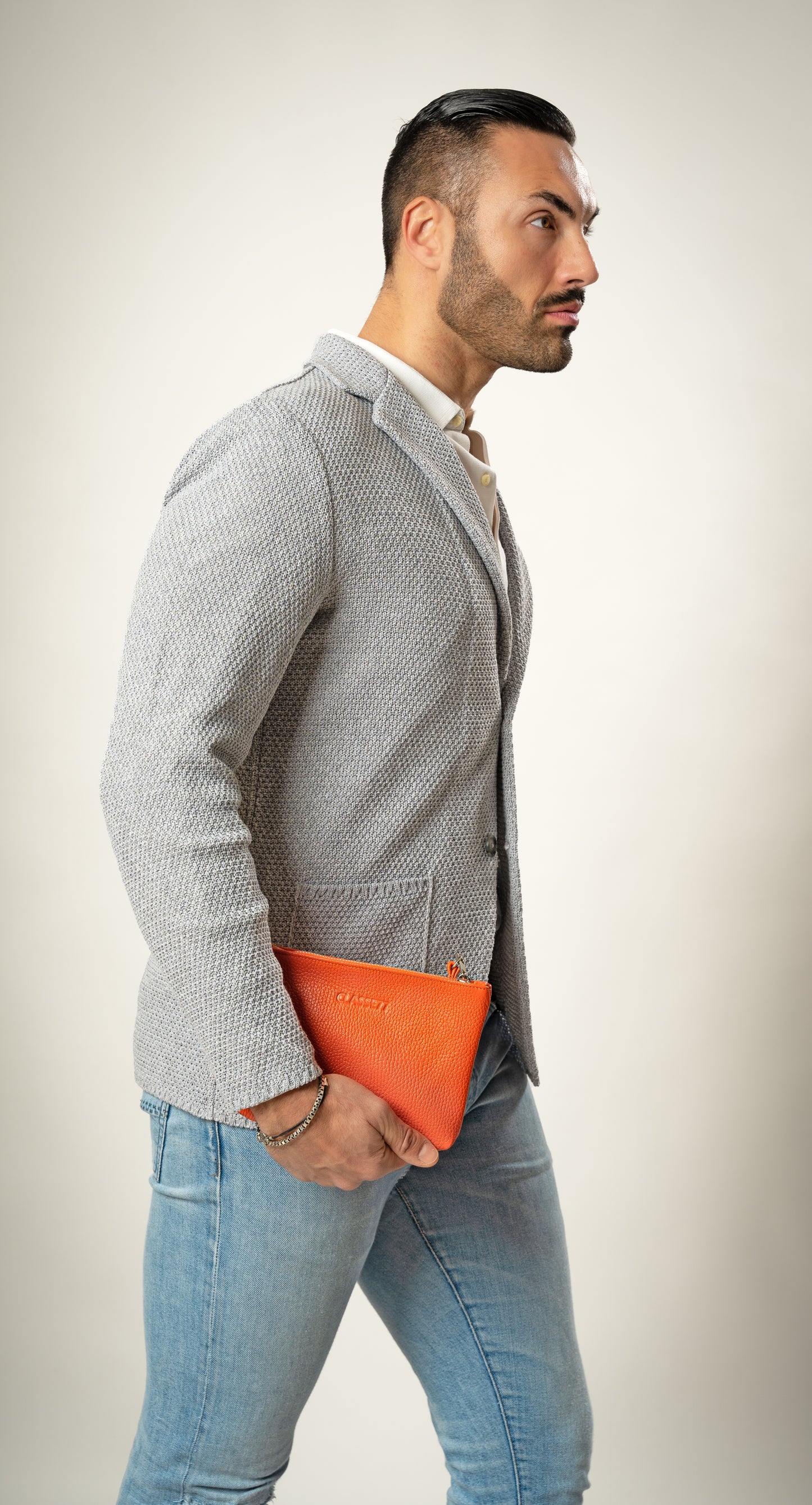 Blazer in Cotone modello Chicco di Riso - Made in Italy