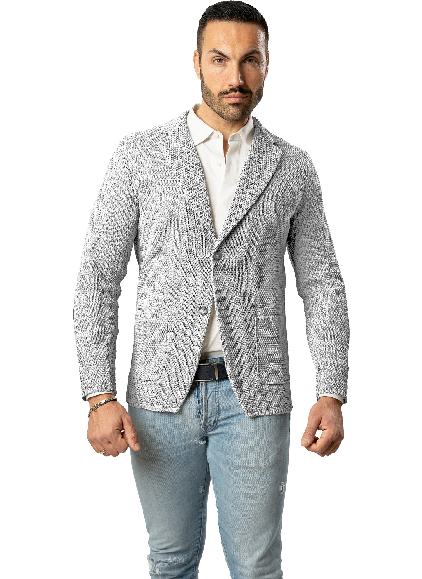 Blazer in Cotone modello Chicco di Riso - Made in Italy