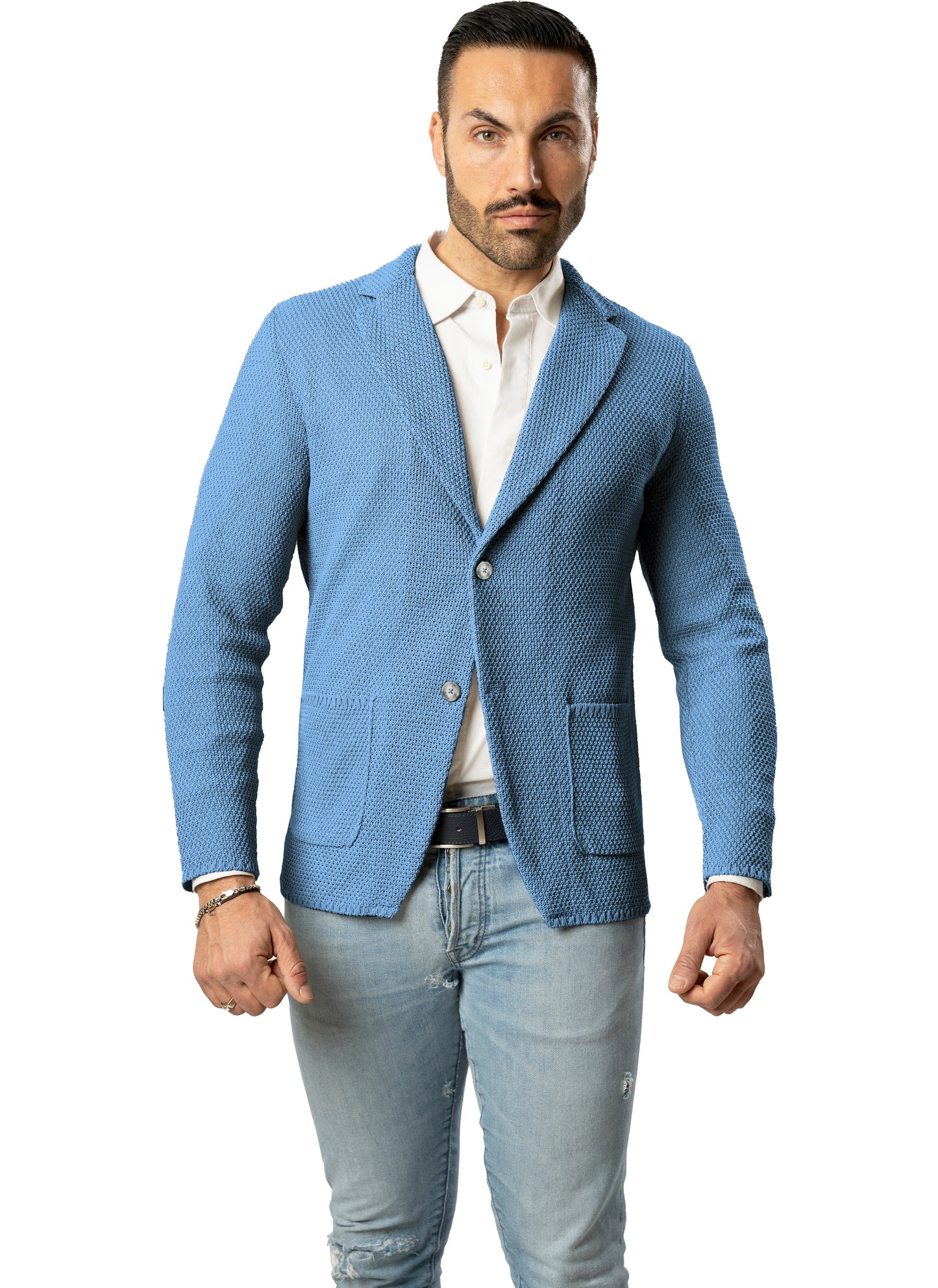 Blazer in Cotone modello Chicco di Riso - Made in Italy