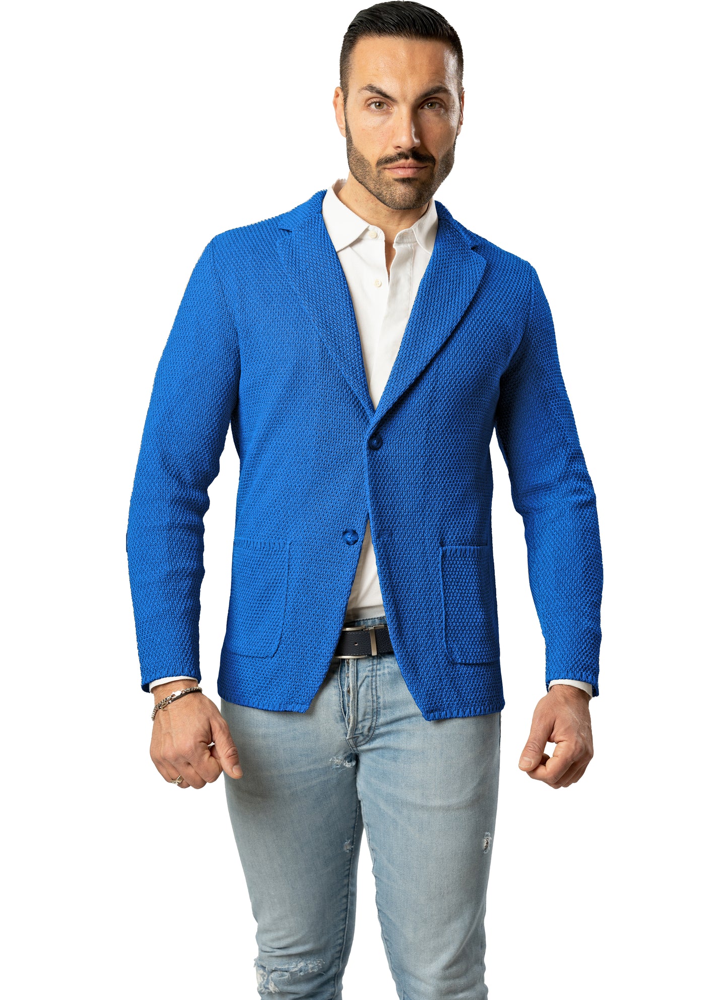Blazer in Cotone modello Chicco di Riso - Made in Italy