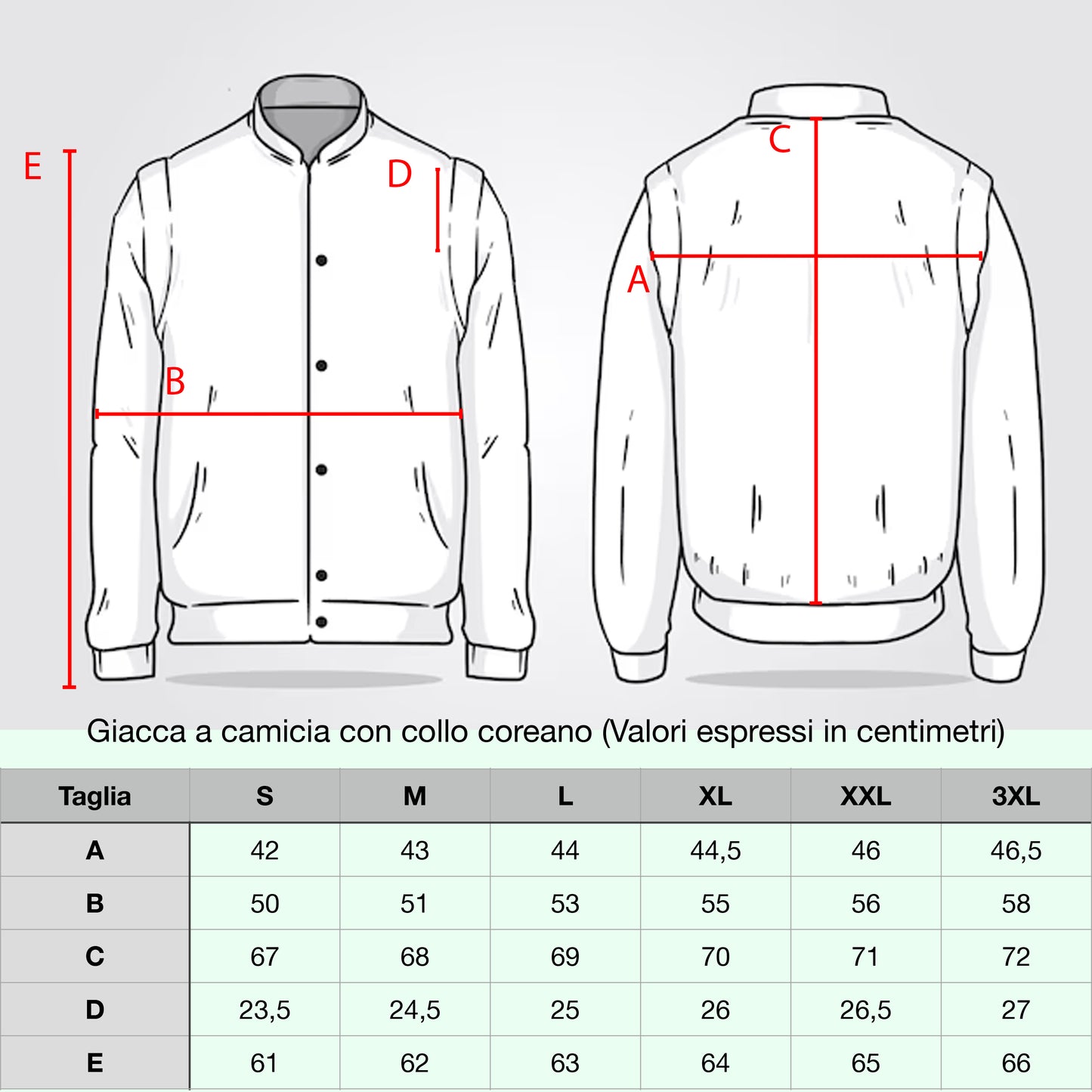 Giacca camicia in cotone - Artigianale, Made in Italy