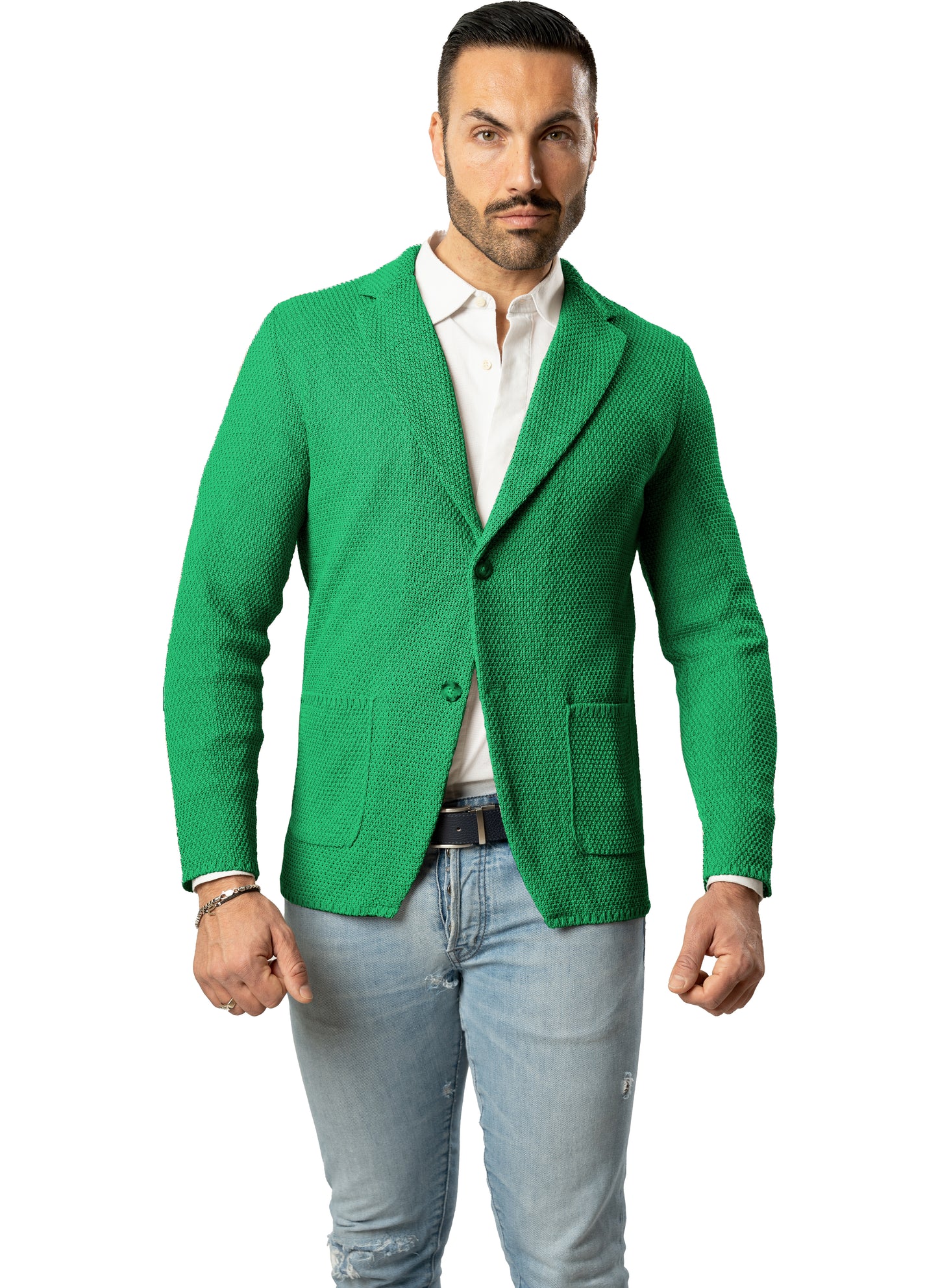 Blazer in Cotone modello Chicco di Riso - Made in Italy