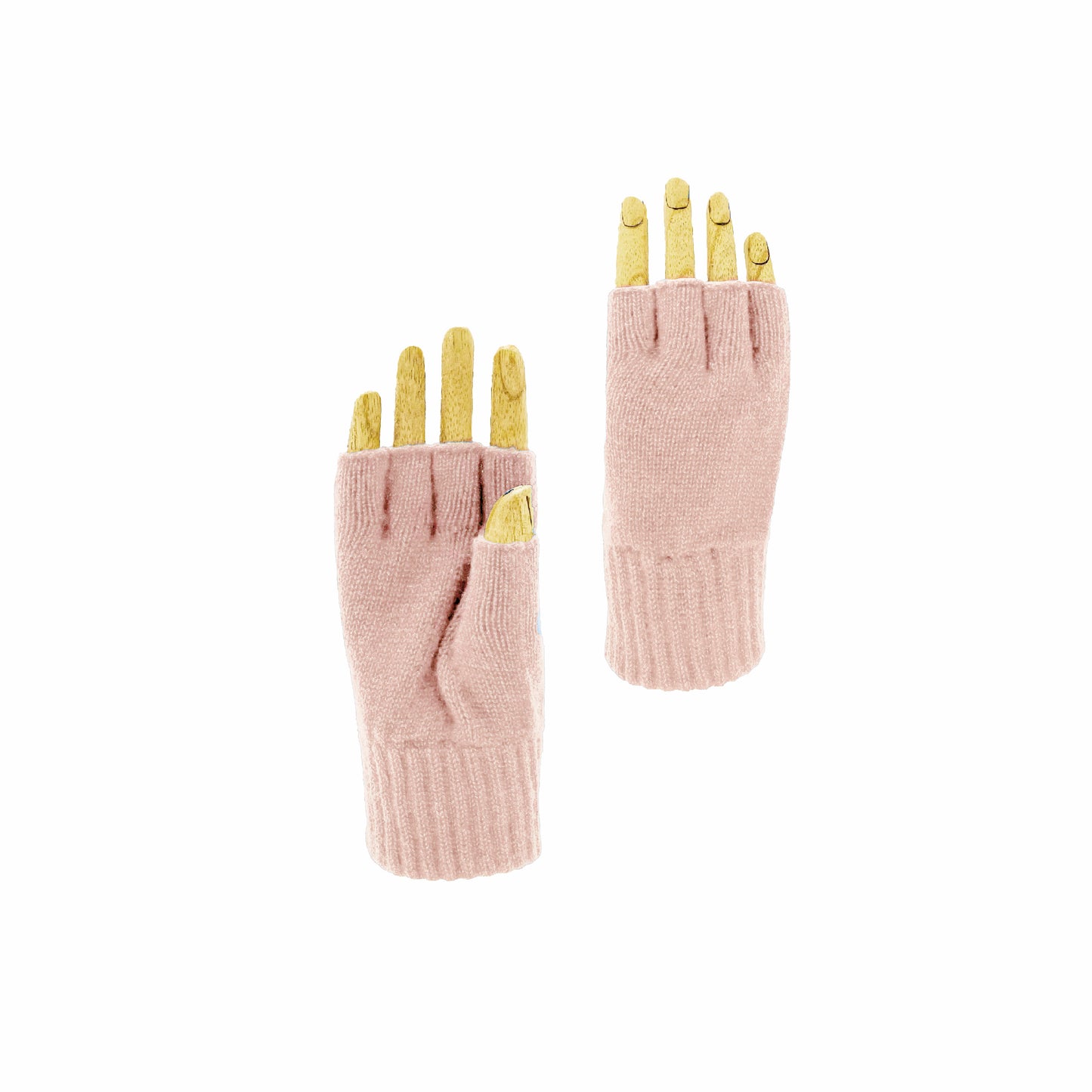 Guanti mezze dita in Lana misto Cashmere da Donna - Made in Italy