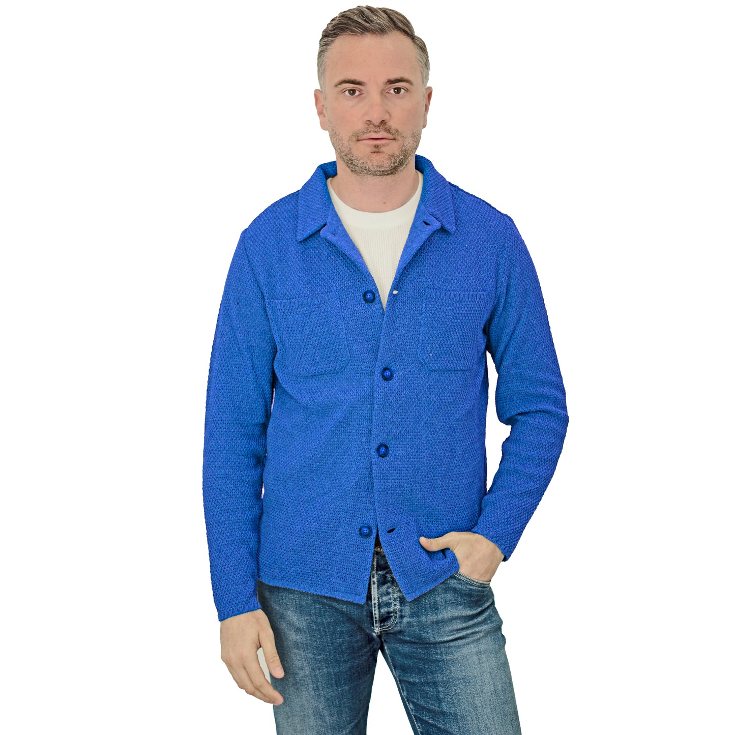 Giacca camicia in cotone - Artigianale, Made in Italy