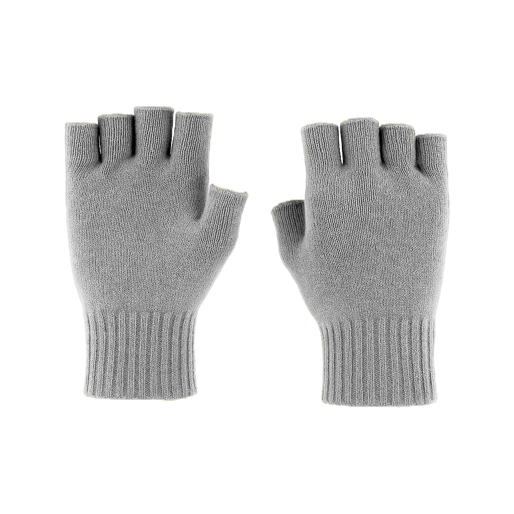 Guanti mezze dita in Lana misto Cashmere  da Uomo - Made in Italy
