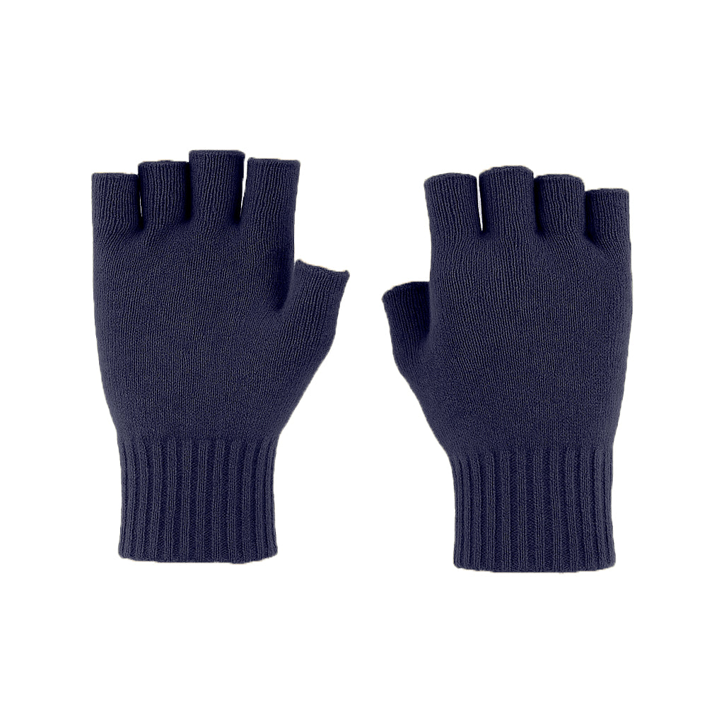 Guanti mezze dita in Lana misto Cashmere  da Uomo - Made in Italy