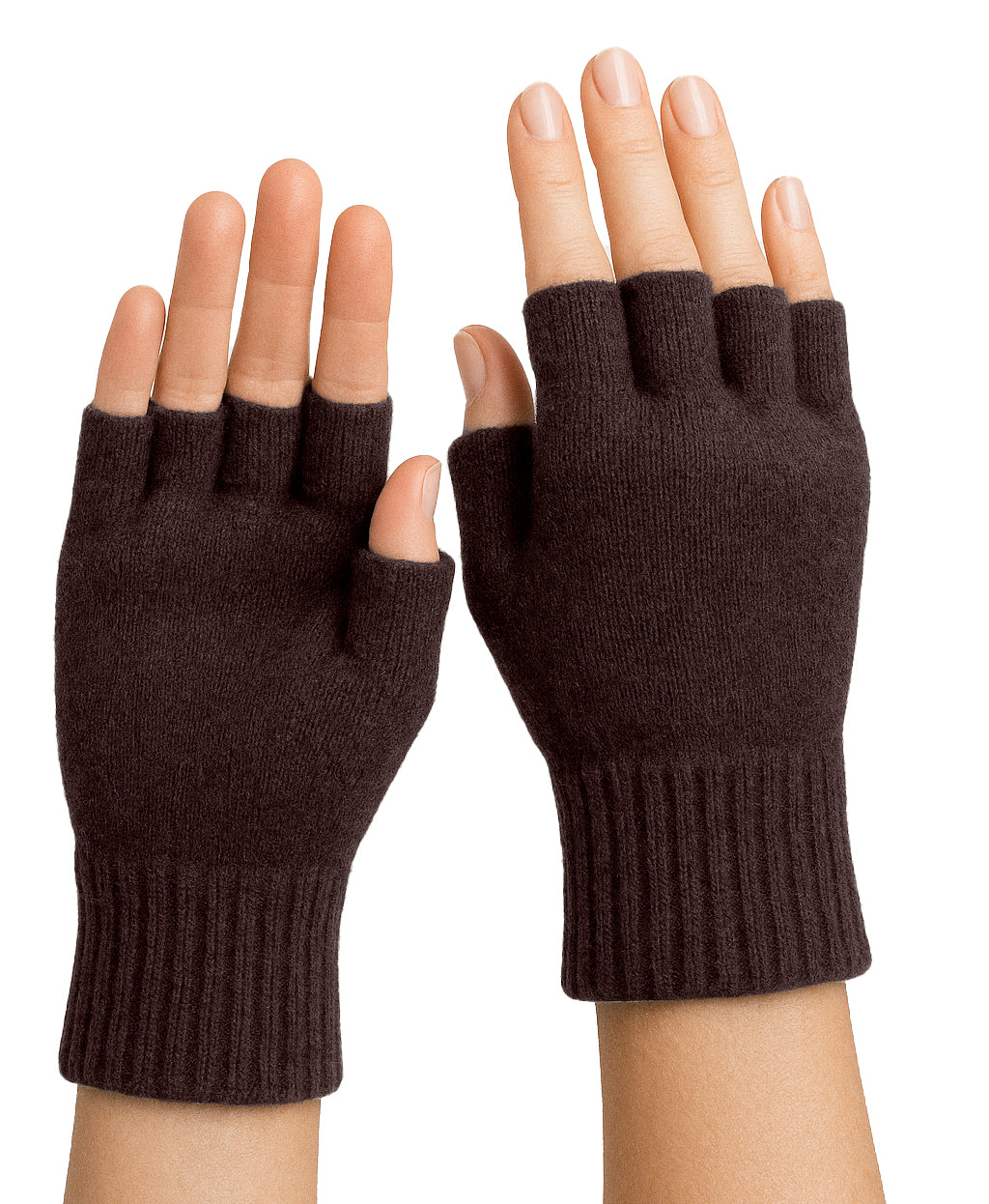 Guanti mezze dita in Lana misto  Cashmere  da Donna - Made in Italy