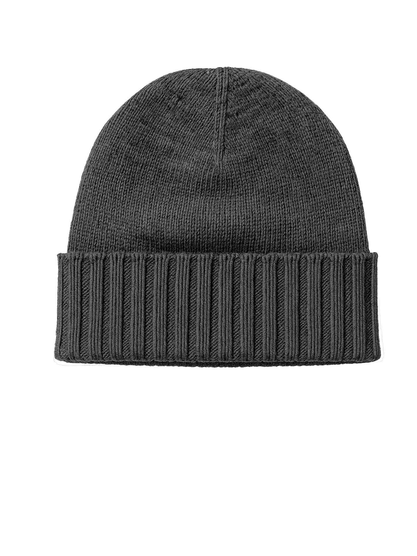 Cappello di Lana misto Cashmere  con Risvolti a Coste – Unisex - Made in Italy