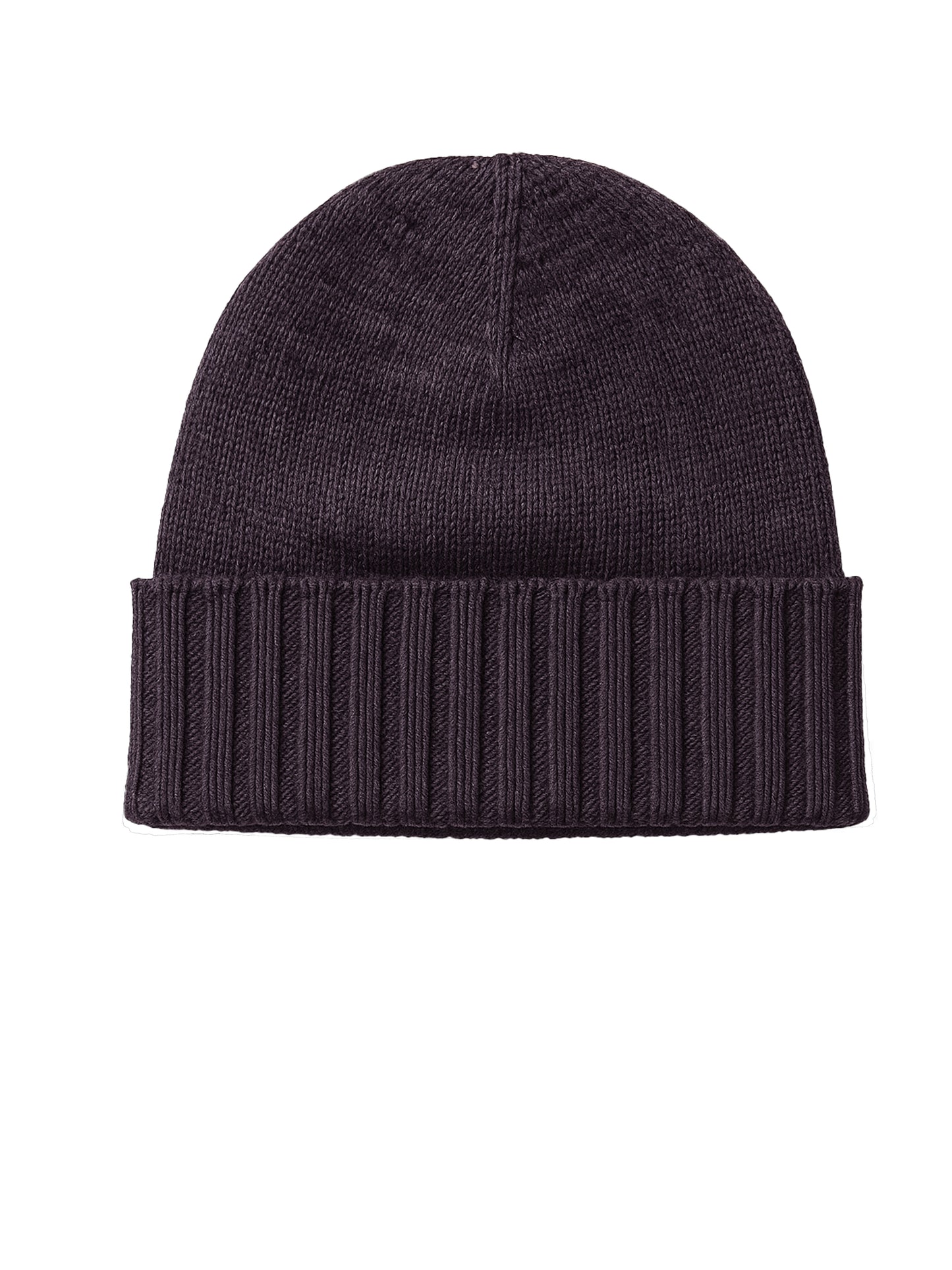Cappello di Lana misto Cashmere  con Risvolti a Coste – Unisex - Made in Italy