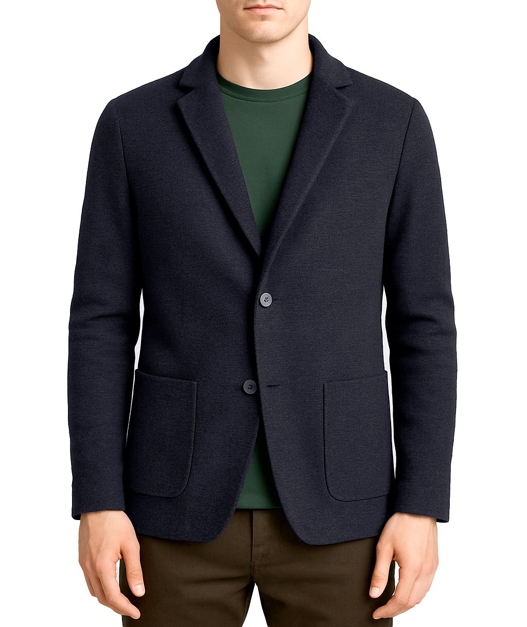 Blazer punto Milano in lana - Made in Italy