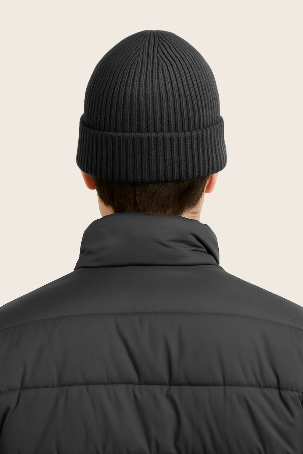 Berretto in Maglia al 100% in Lana a coste 1X1 - Unisex - Made in Italy