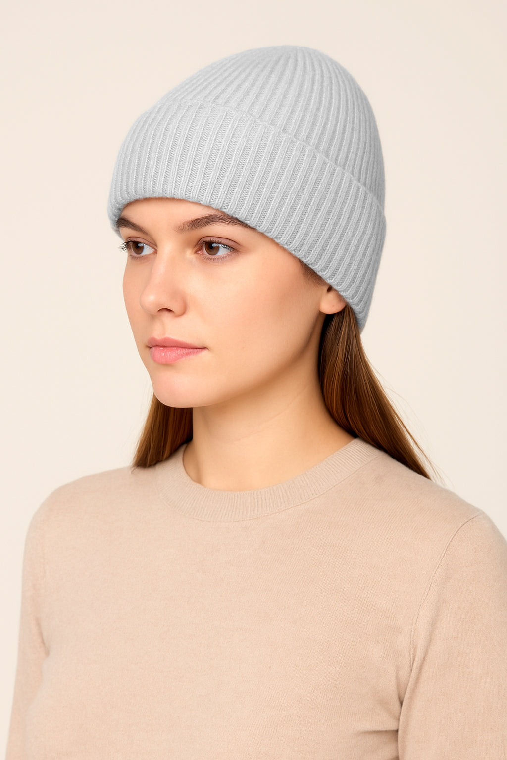 Berretto in Maglia al 100% in Lana a coste 1X1 - Unisex - Made in Italy