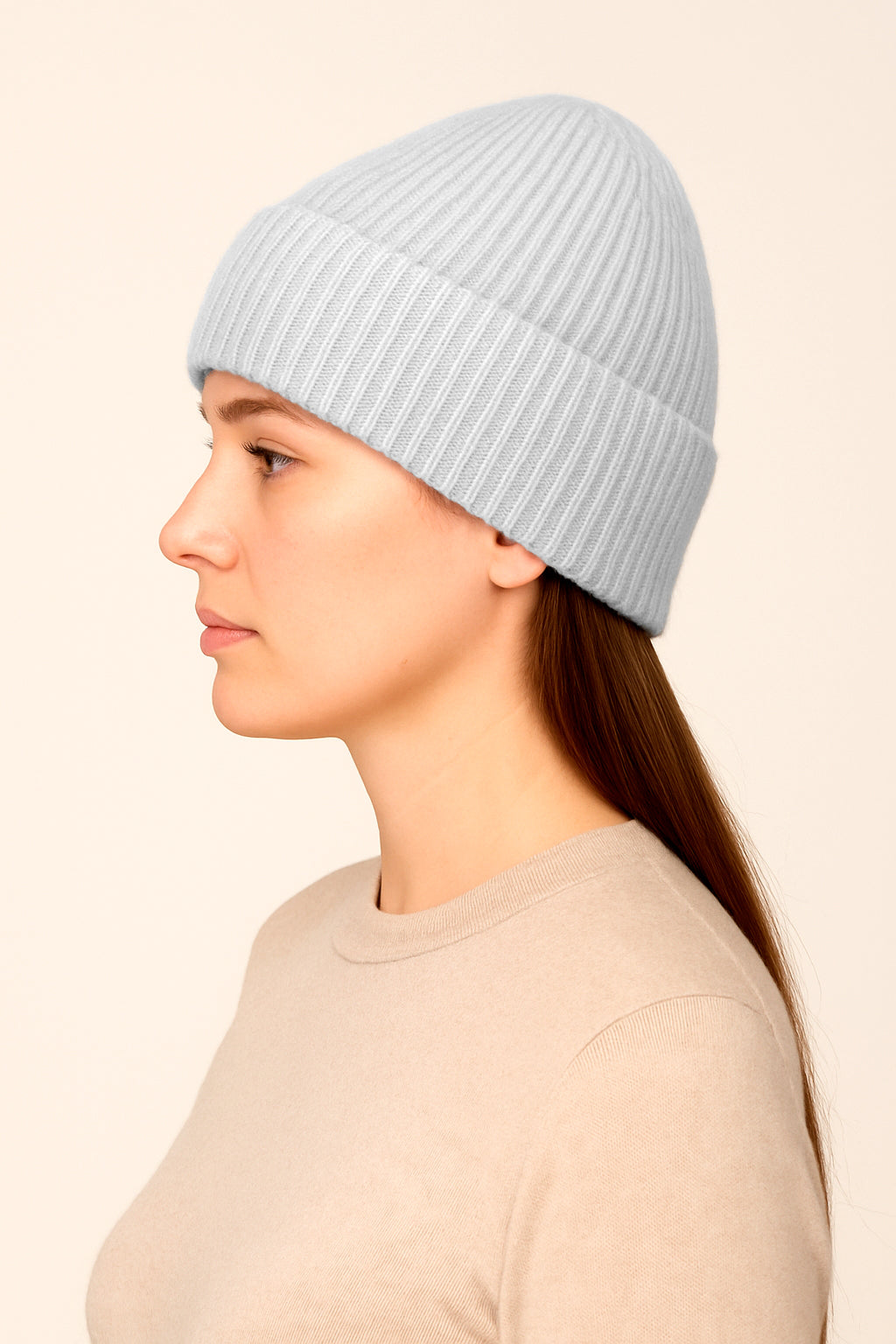 Berretto in Maglia al 100% in Lana a coste 1X1 - Unisex - Made in Italy