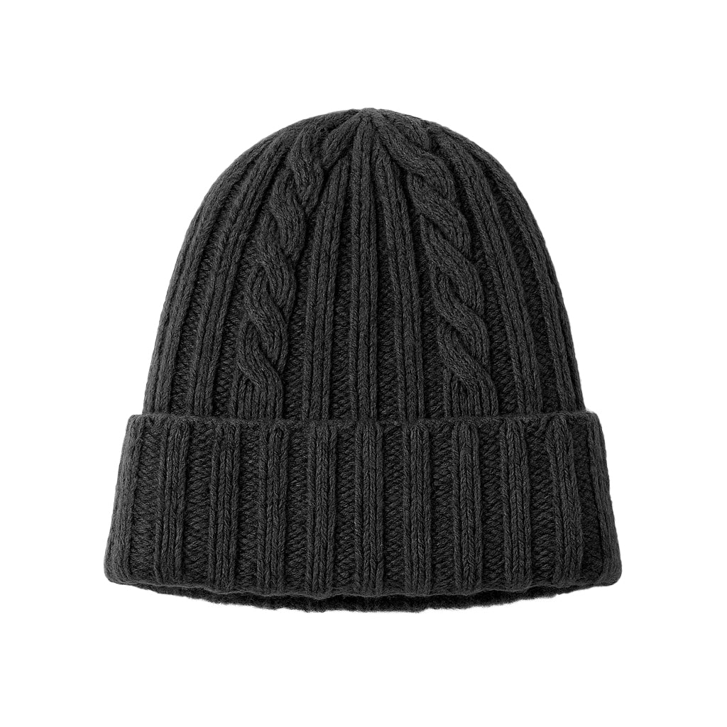 Cappello in Lana con Fantasia di Cucitura a Treccia - Unisex - Made in Italy