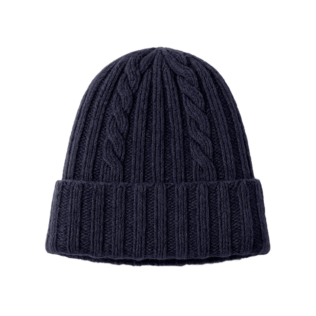 Cappello in Lana con Fantasia di Cucitura a Treccia - Unisex - Made in Italy