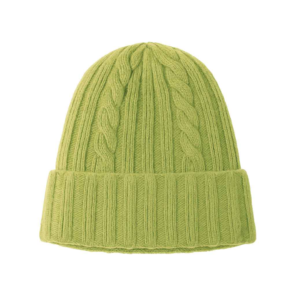 Cappello in Lana con Fantasia di Cucitura a Treccia - Unisex - Made in Italy