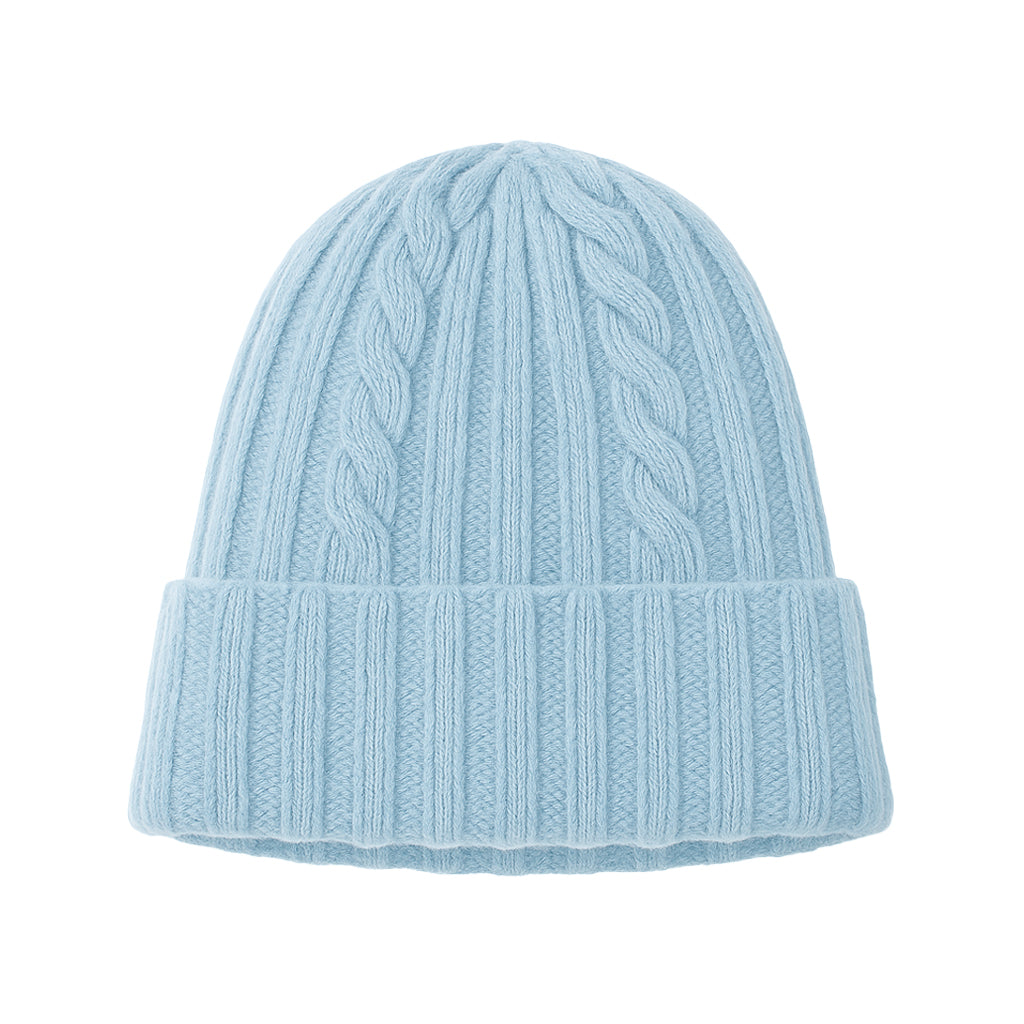Cappello in Lana con Fantasia di Cucitura a Treccia - Unisex - Made in Italy