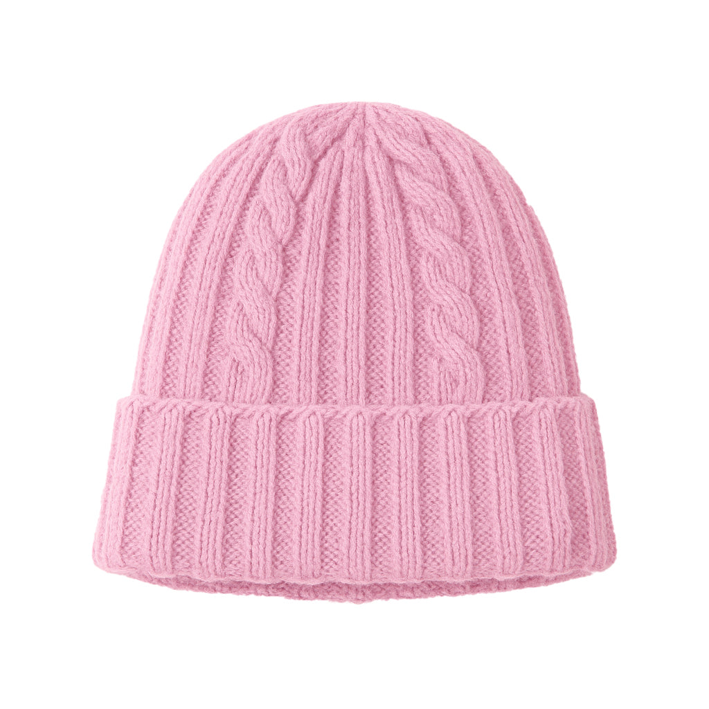 Cappello in Lana con Fantasia di Cucitura a Treccia - Unisex - Made in Italy