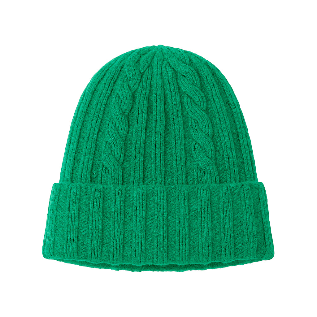 Cappello in Lana con Fantasia di Cucitura a Treccia - Unisex - Made in Italy
