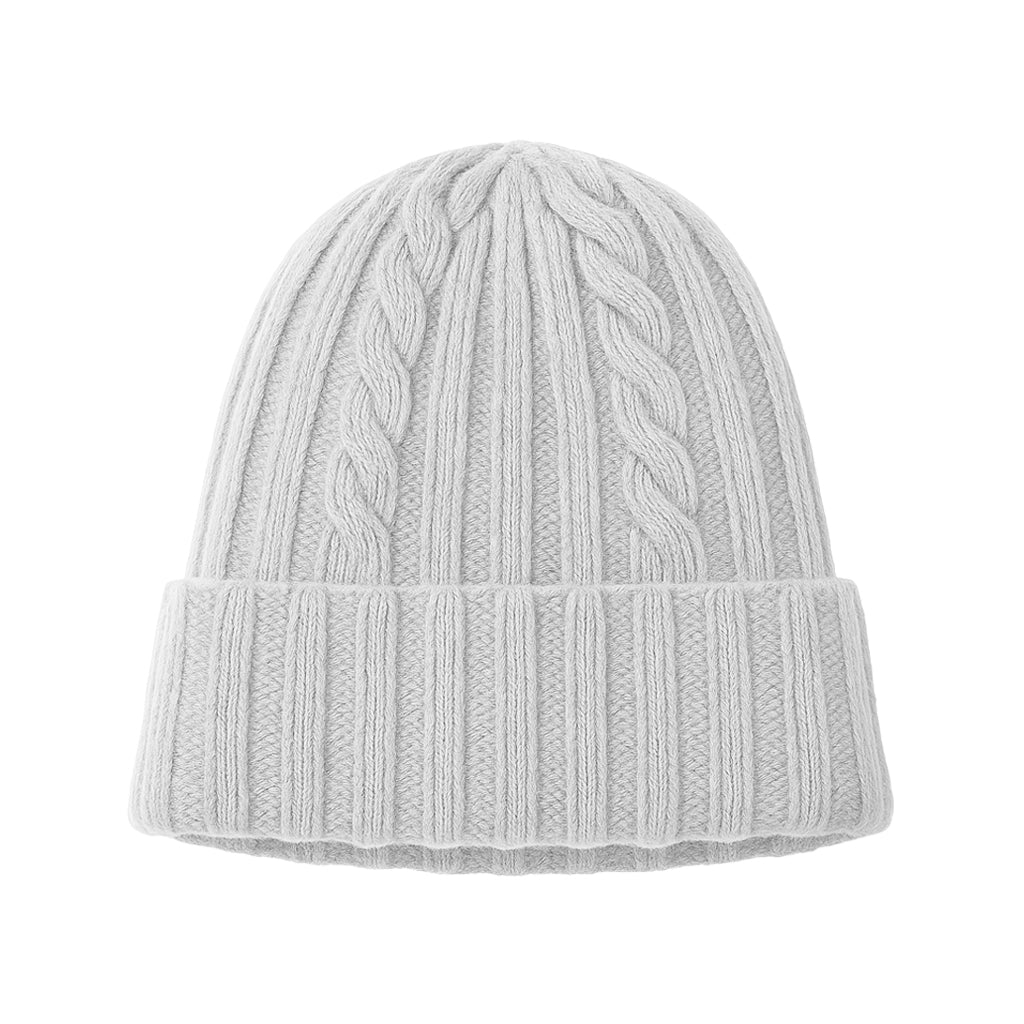 Cappello in Lana con Fantasia di Cucitura a Treccia - Unisex - Made in Italy