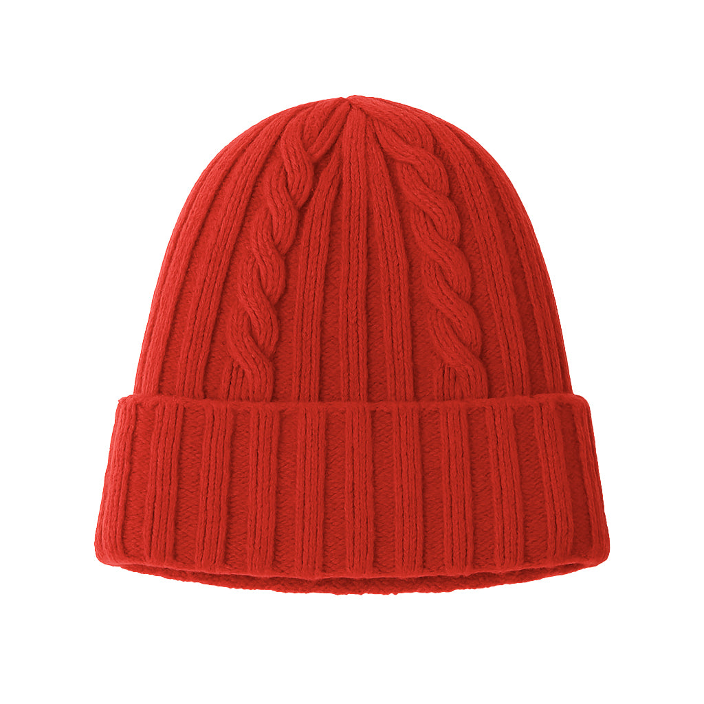 Cappello in Lana con Fantasia di Cucitura a Treccia - Unisex - Made in Italy