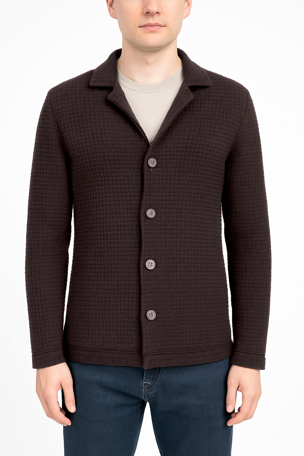 Blazer Bark in pura lana da Uomo -  Made in Italy
