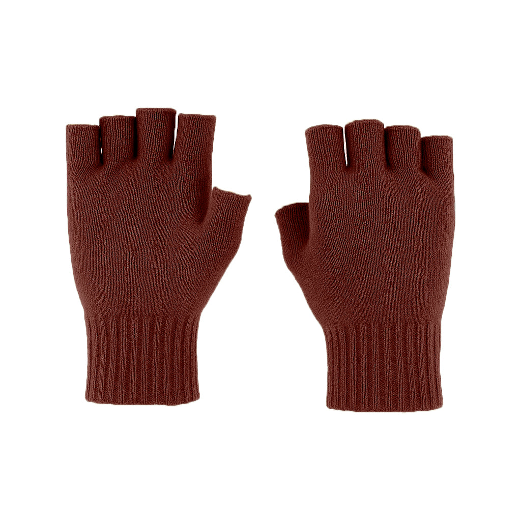 Guanti mezze dita in Lana misto Cashmere  da Uomo - Made in Italy