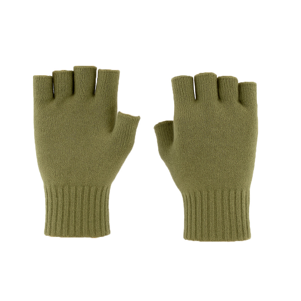 Guanti mezze dita in Lana misto Cashmere  da Uomo - Made in Italy