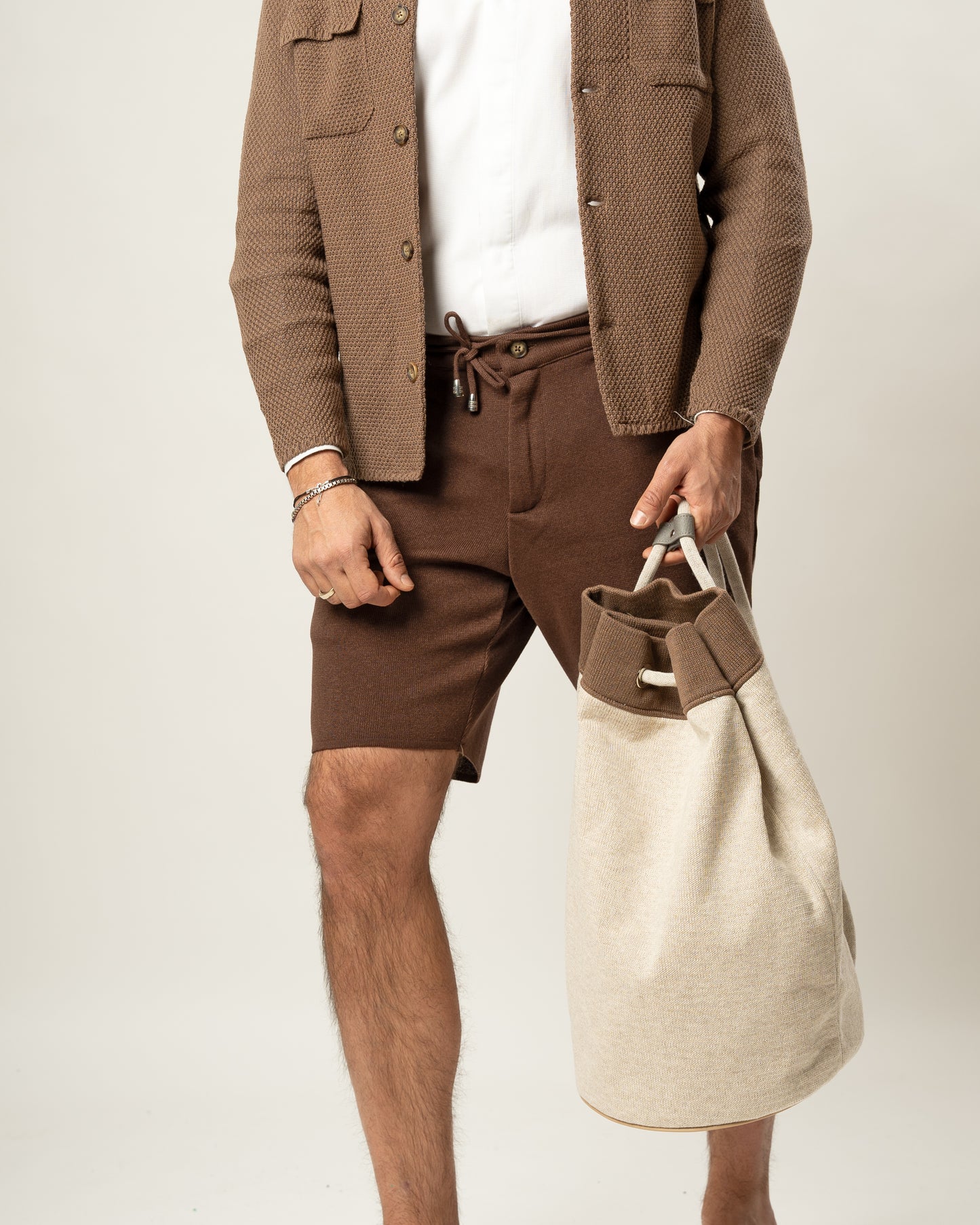 Zaino a corda/Sacca Mare - Borsa multiuso per palestra o viaggio - Prodotto artigianle - Made in Italy