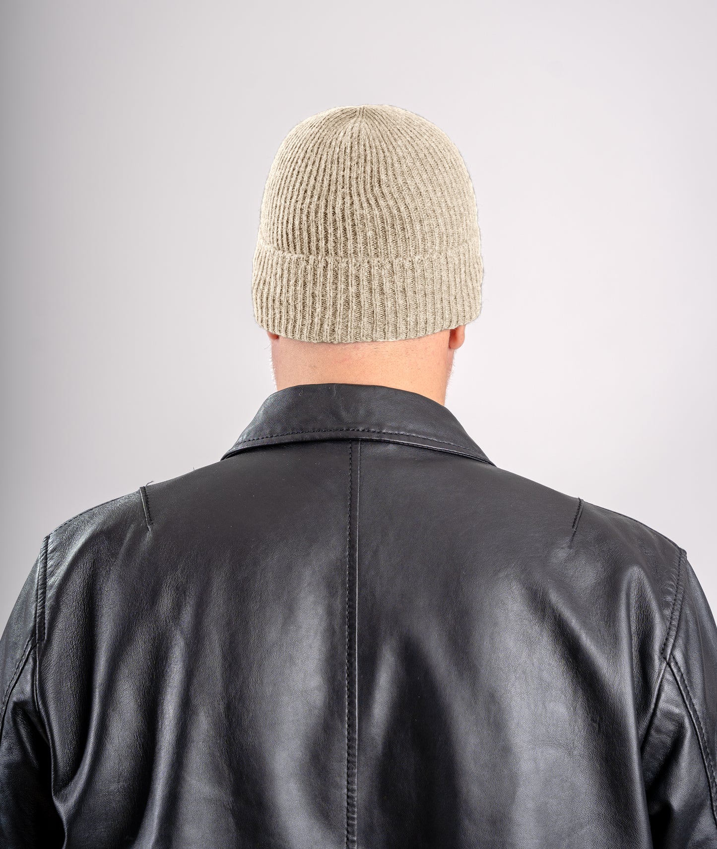 Berretto in Maglia al 100% in Lana a coste 1X1 - Unisex - Made in Italy