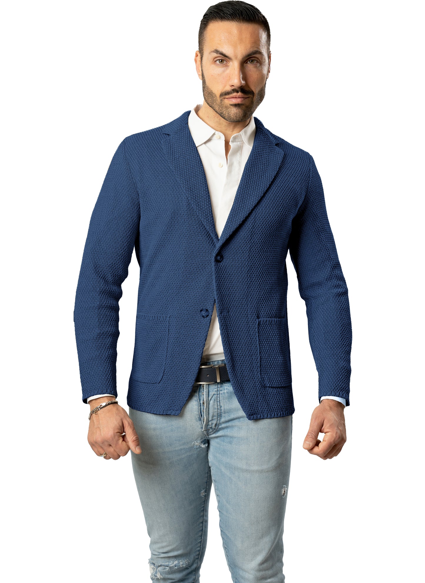 Blazer in Cotone modello Chicco di Riso - Made in Italy