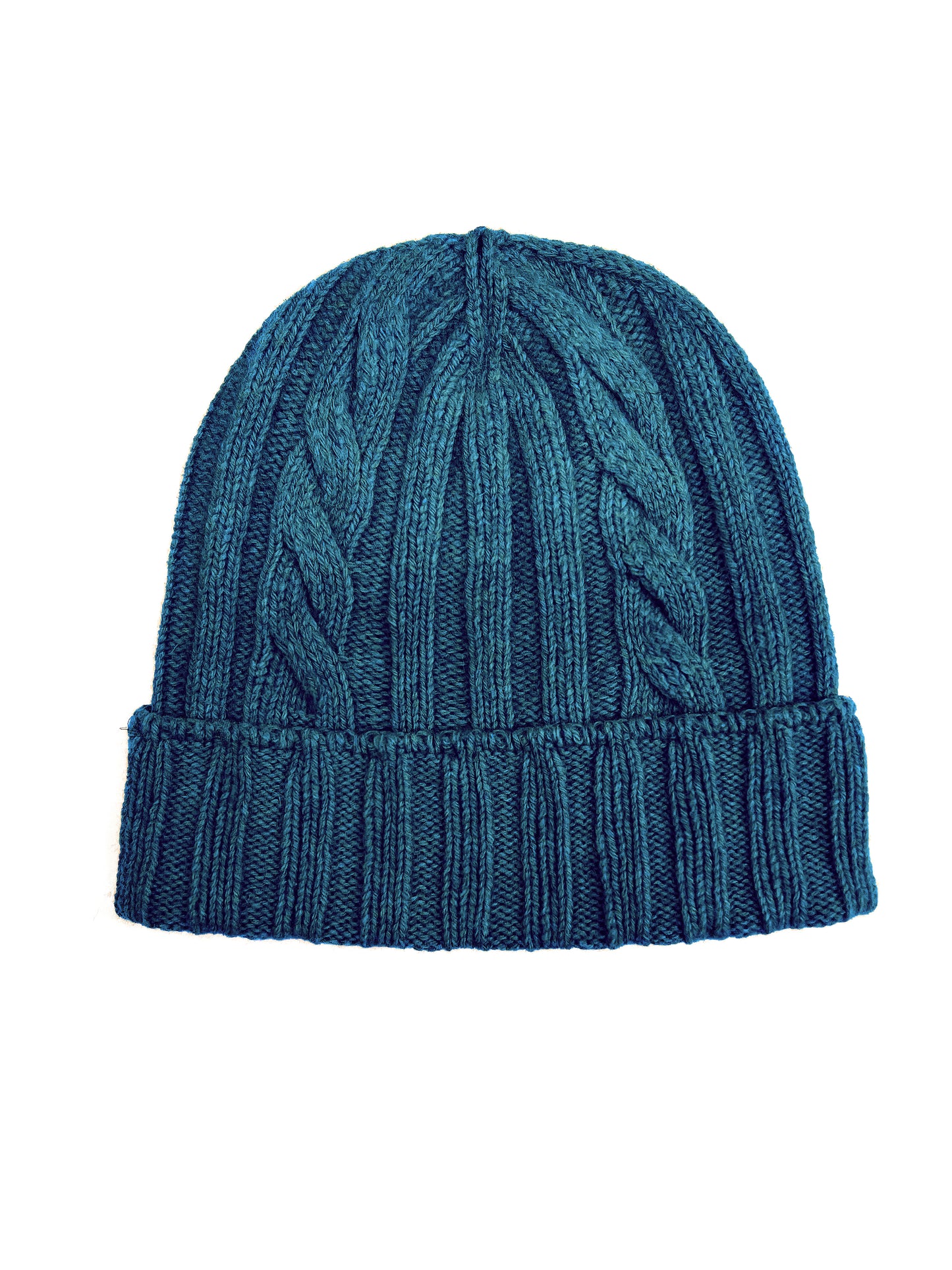 Cappello in Lana con Fantasia di Cucitura a Treccia - Unisex - Made in Italy