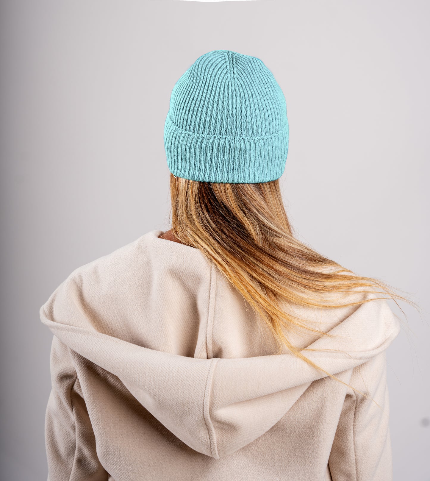 Berretto in Maglia al 100% in Lana a coste 1X1 - Unisex - Made in Italy