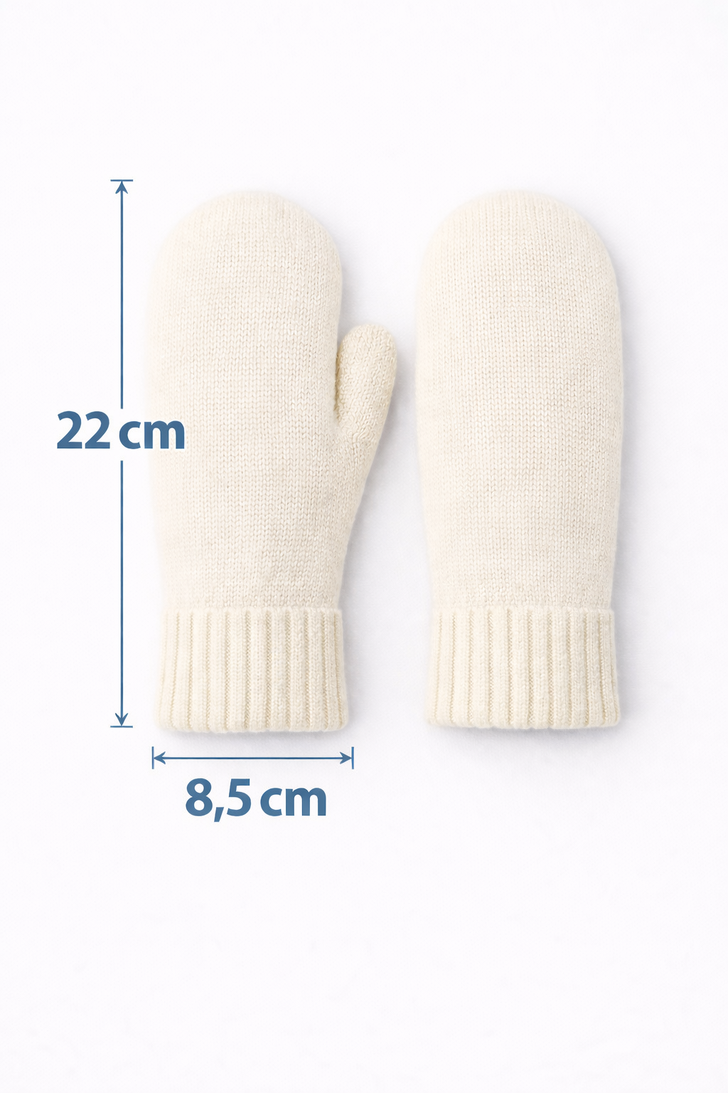 Muffole da donna in lana misto cashmere