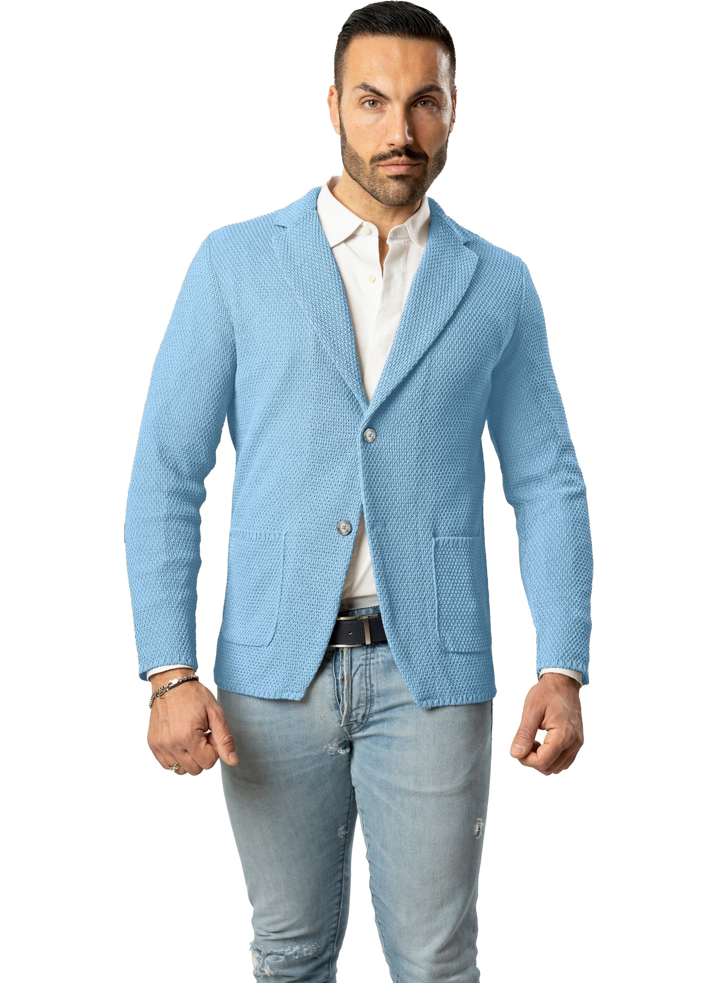 Blazer in Cotone modello Chicco di Riso - Made in Italy
