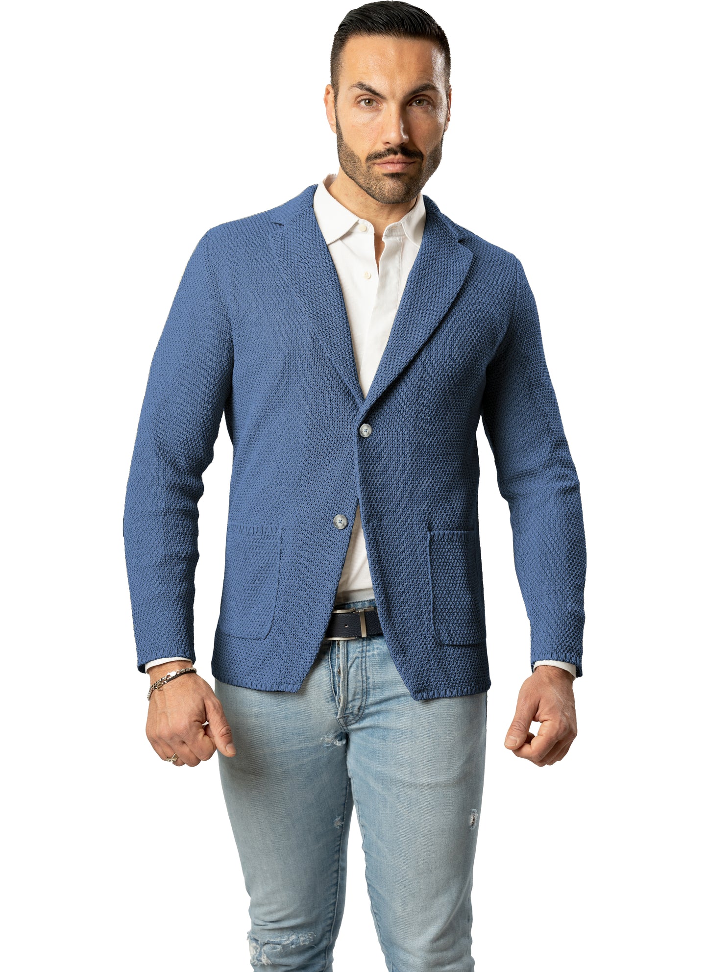 Blazer in Cotone modello Chicco di Riso - Made in Italy