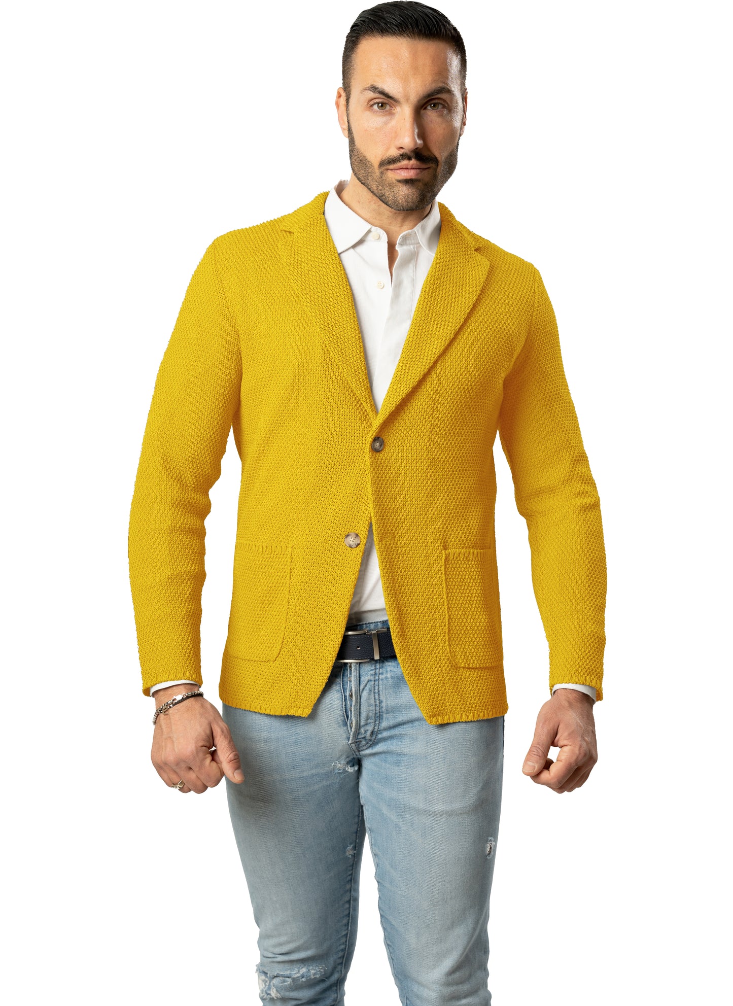 Blazer in Cotone modello Chicco di Riso - Made in Italy