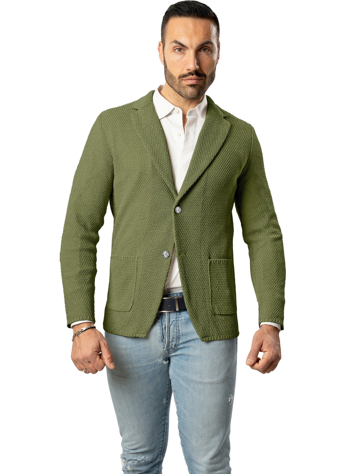 Blazer in Cotone modello Chicco di Riso - Made in Italy
