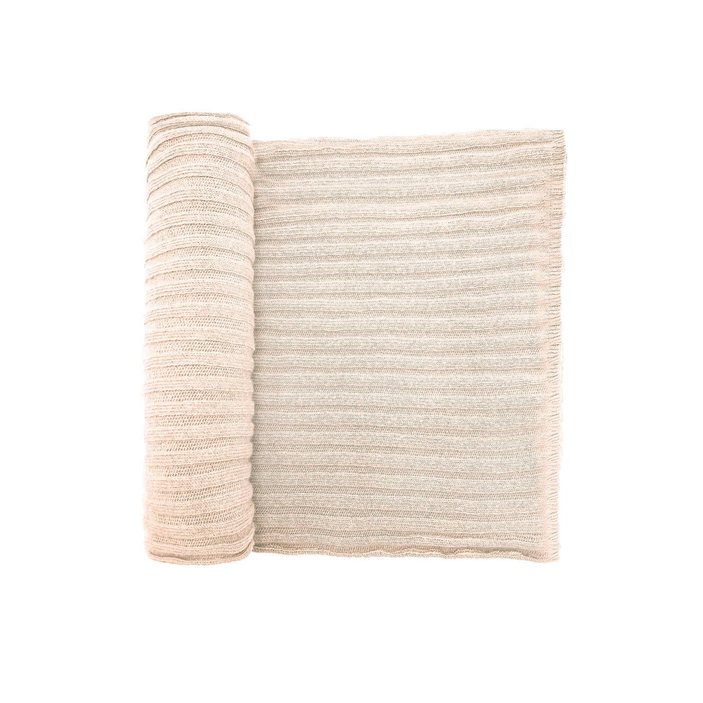 Sciarpone a coste al 100% in pura lana - Made in Italy